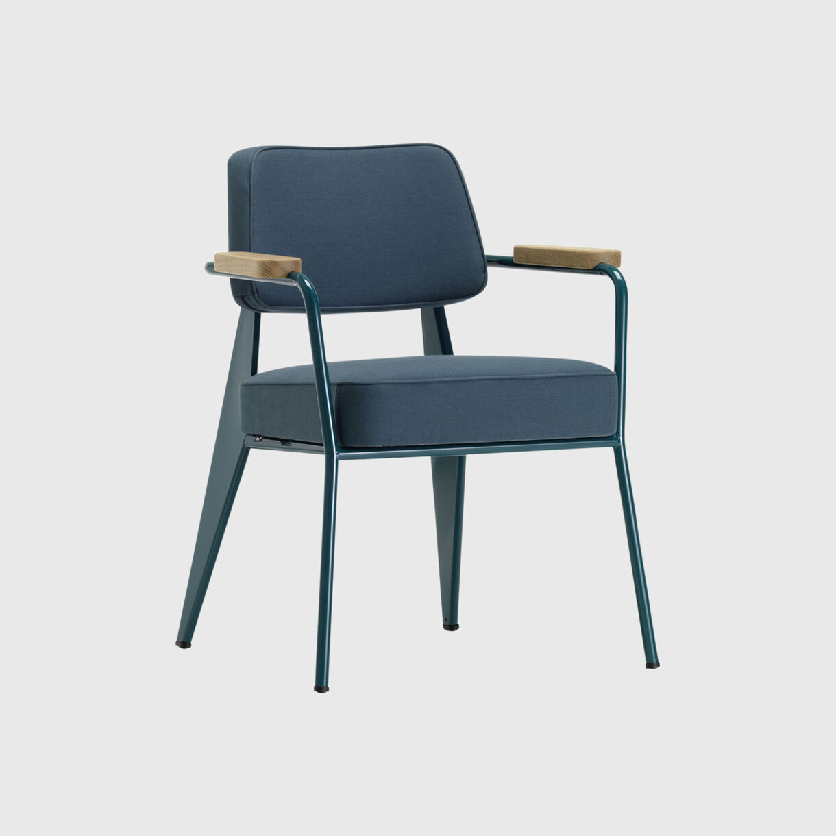 Fauteuil Direction Armchair, Blue Grey, Bleu Dynastie